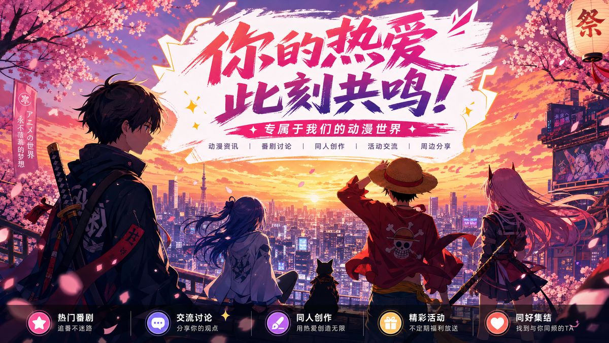 抖荫短视频动漫娱乐专区-二次元亚文化内容